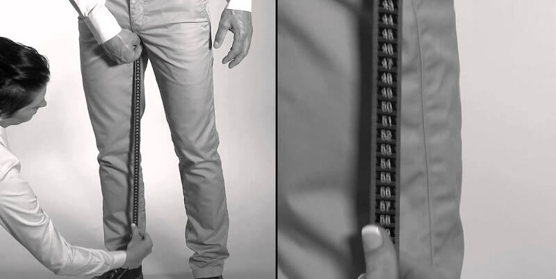 Bạn cũng có thể nhờ người khác lấy số đo Inseam