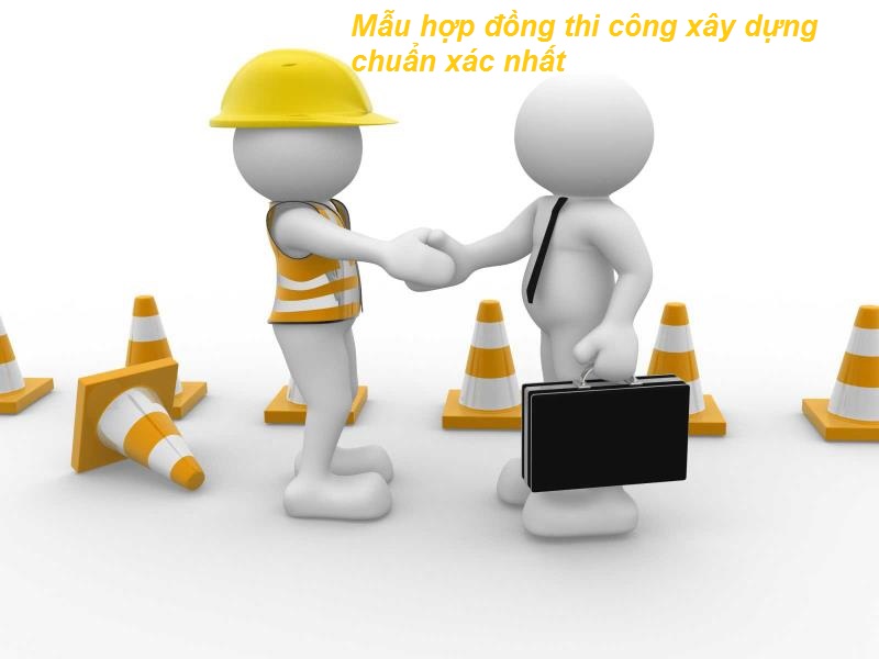 Mẫu hợp đồng thi công xây dựng số 03