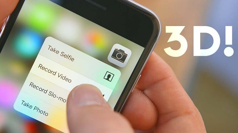 3D Touch được giới thiệu cùng với sự ra mắt iPhone 6s và 6s Plus