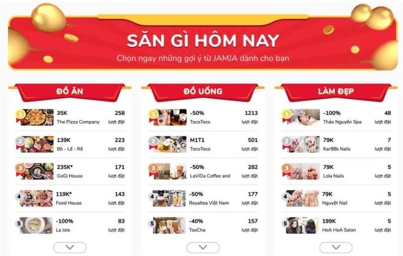 Tính năng của Jamja