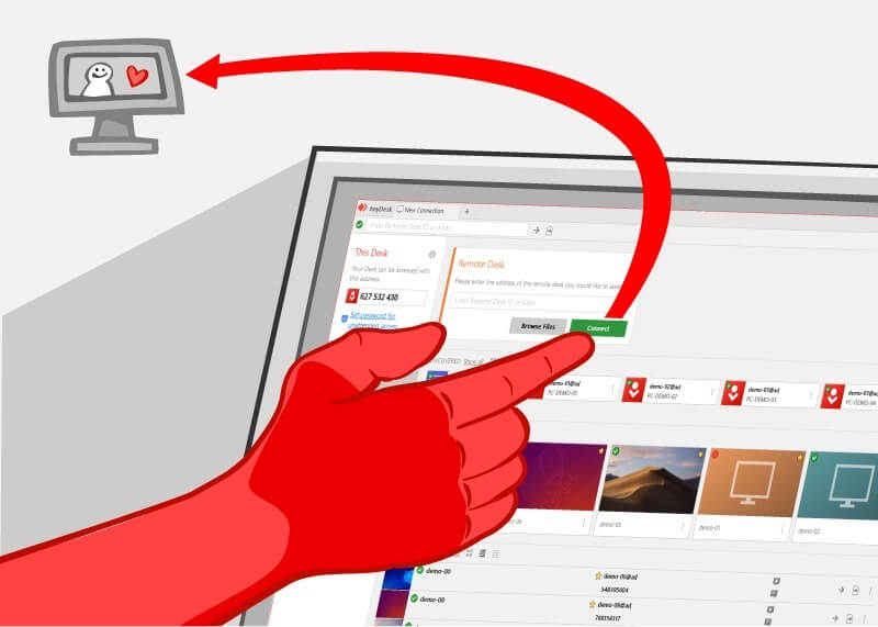 AnyDesk cho tốc độ phản hồi khá nhanh