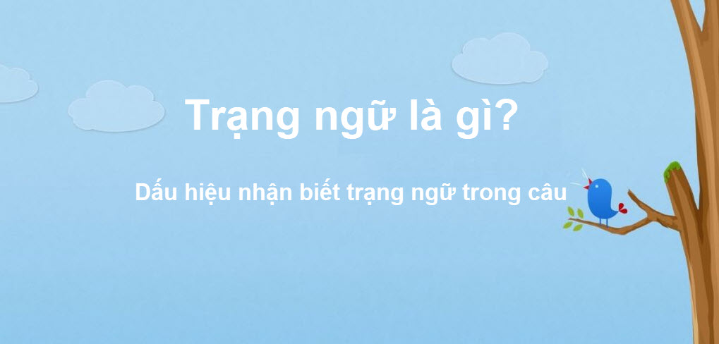 Trạng ngữ và những câu hỏi