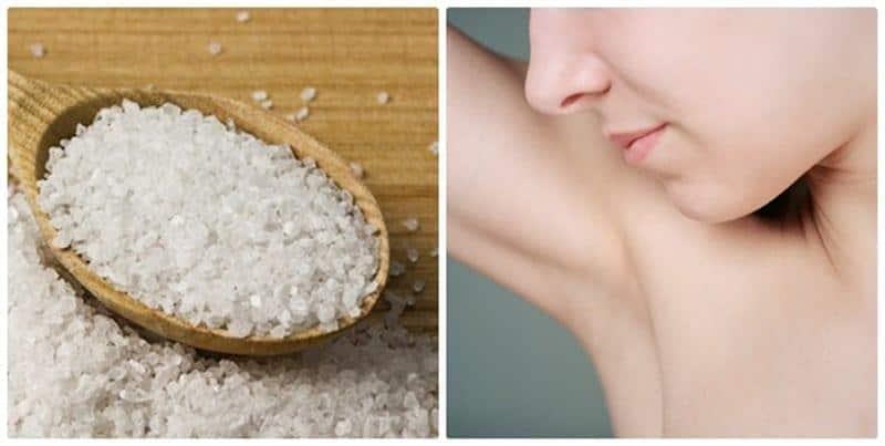 Phèn chua dùng để chữa hôi chân và hôi nách