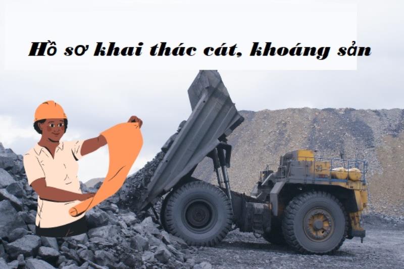 Trình hồ sơ cấp giấy phép khai thác cát