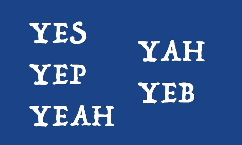 Những từ đồng nghĩa với Yup