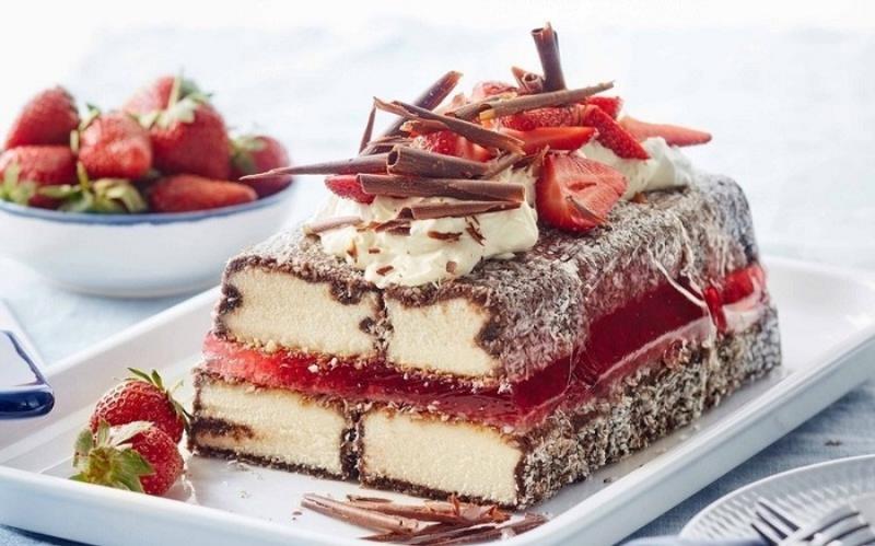 Tự làm bánh Lamington tại nhà
