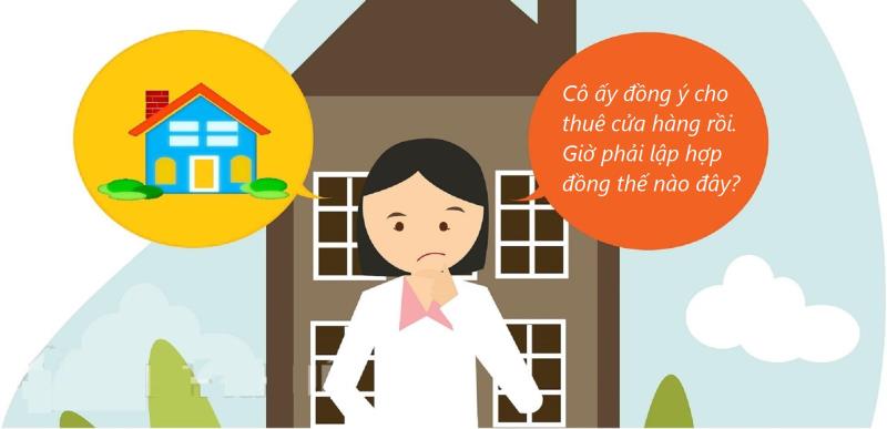 Hướng dẫn trình bày nội dung trong hợp đồng cho thuê nhà vì mục đích kinh doanh