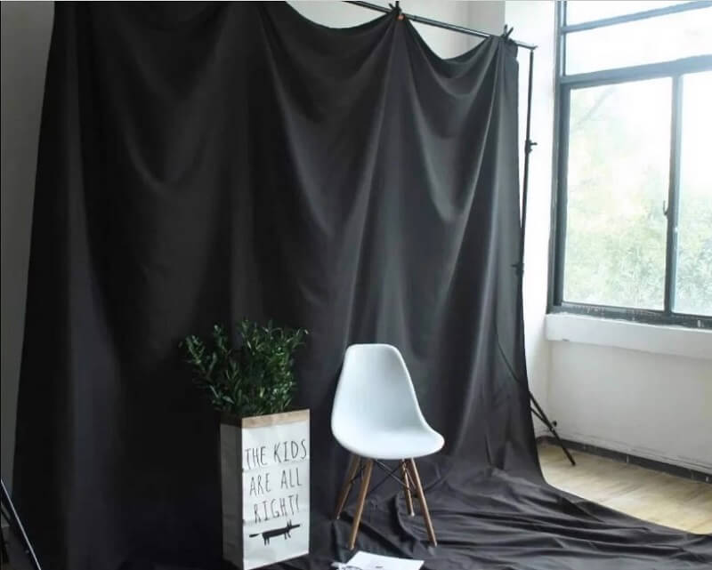 Phông nền vải đen