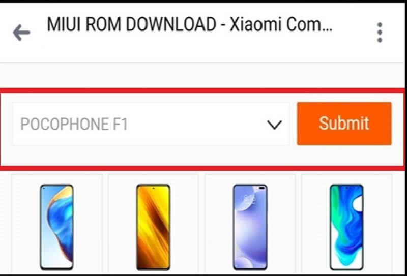 Cần tải về đúng loại ROM phù hợp với điện thoại