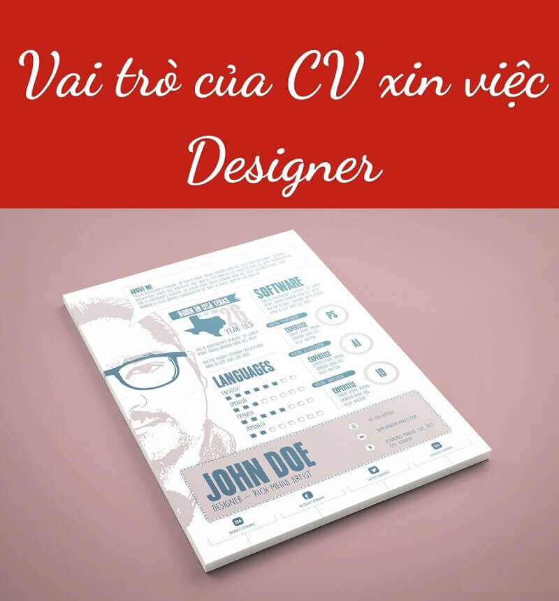 Mẫu CV cho Designer vô cùng quan trọng