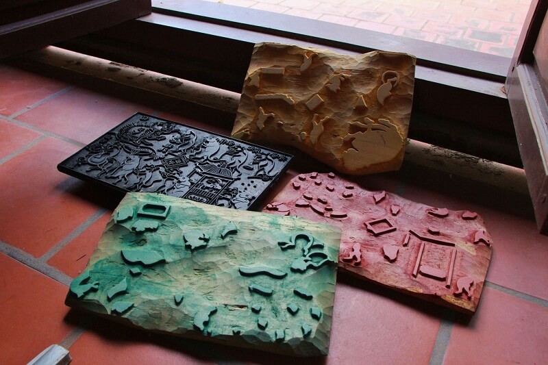 Ván khắc in được làm từ gỗ thị