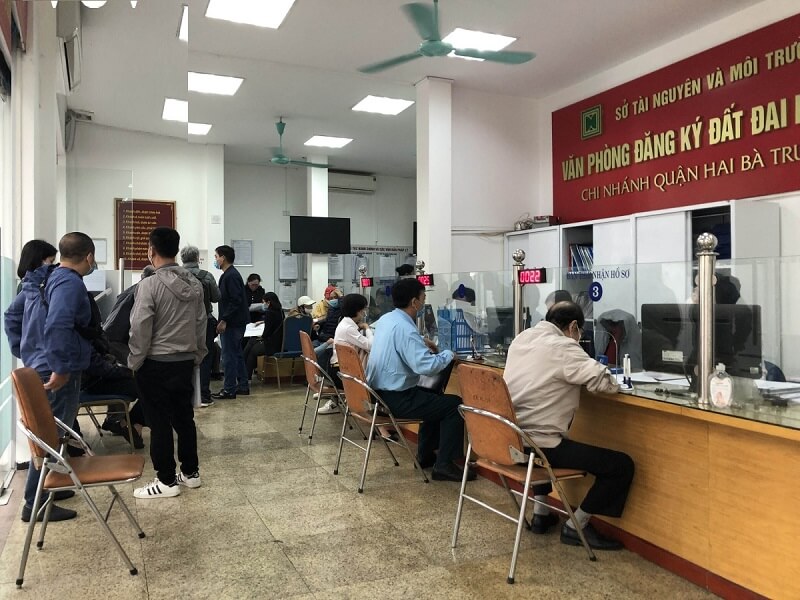 Hồ sơ nộp tại Văn phòng đăng ký đất đai địa phương