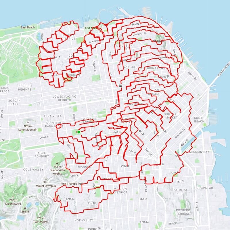 Dùng Strava để vẽ bản đồ