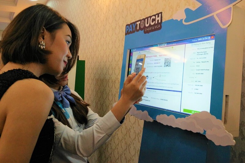 Payoo hỗ trợ hỗ trợ thanh toán NFC hoặc QR Code