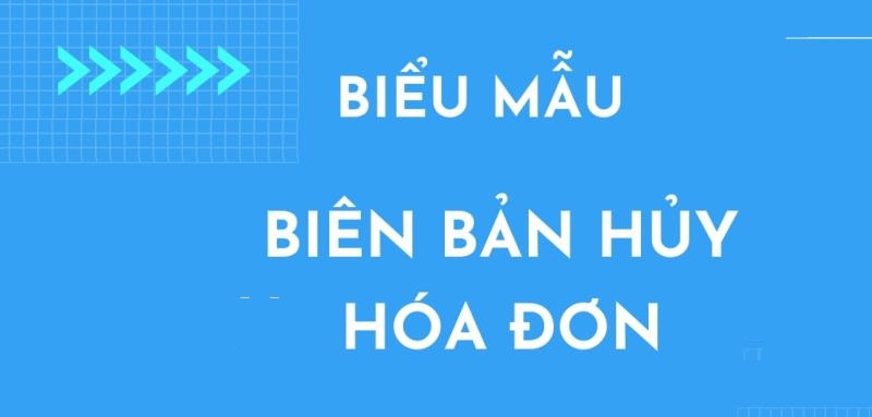 Khi nào cần soạn thảo biên bản về việc hủy hóa đơn?