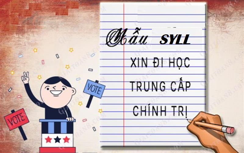 Cách viết Nội dung trong bản sơ yếu lý lịch tham gia lớp học trung cấp chính trị