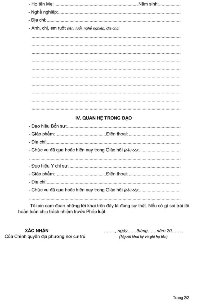 Trình bày Quan hệ trong đạo của tăng ni