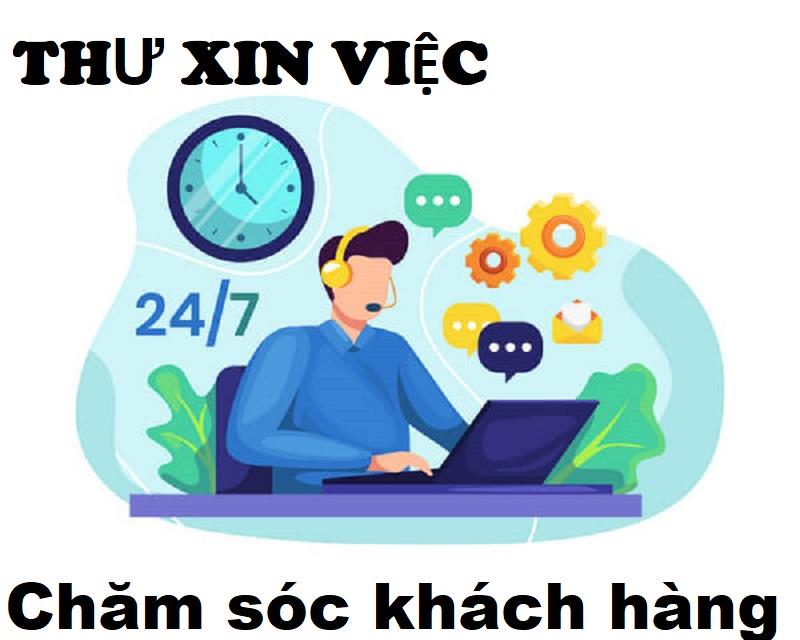 Mẫu thư xin việc chăm sóc khách hàng