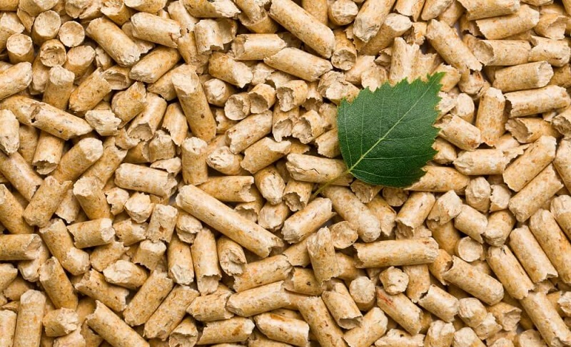 Hình ảnh những viên gỗ nén