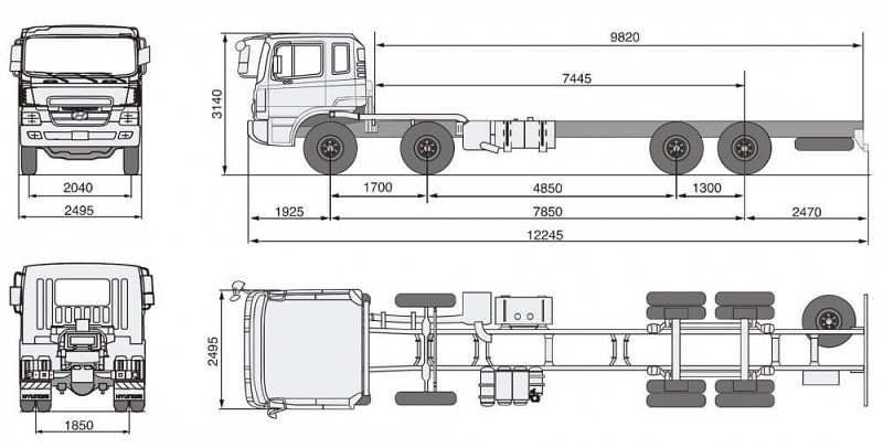 Cấu tạo của xe bốn chân 