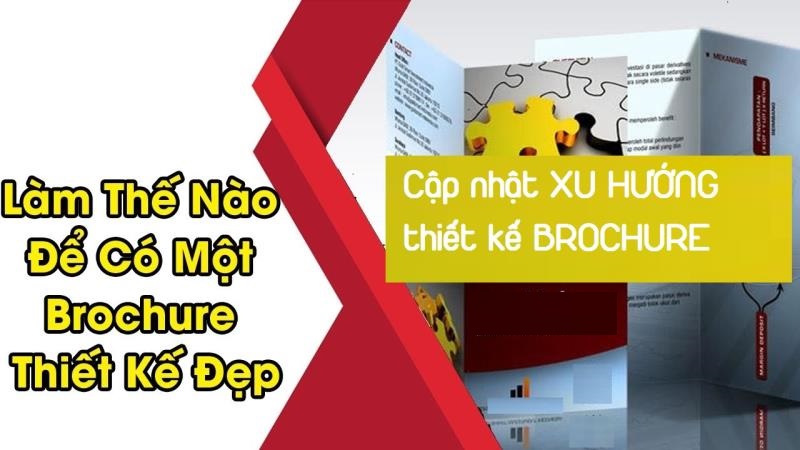 Brochure thường được thiết kế theo những xu hướng nào?