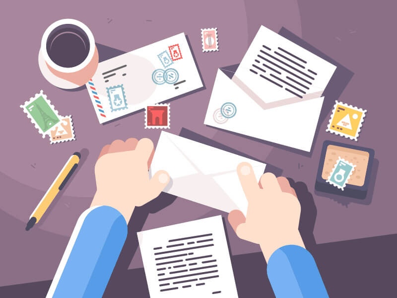 Postcard thực hiện việc marketing