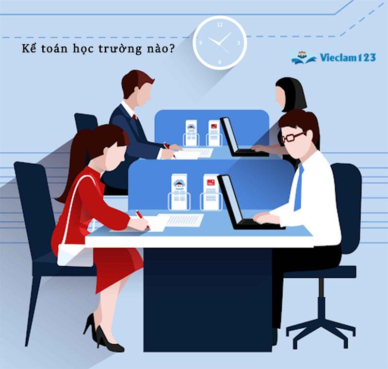Kế toán học trường nào