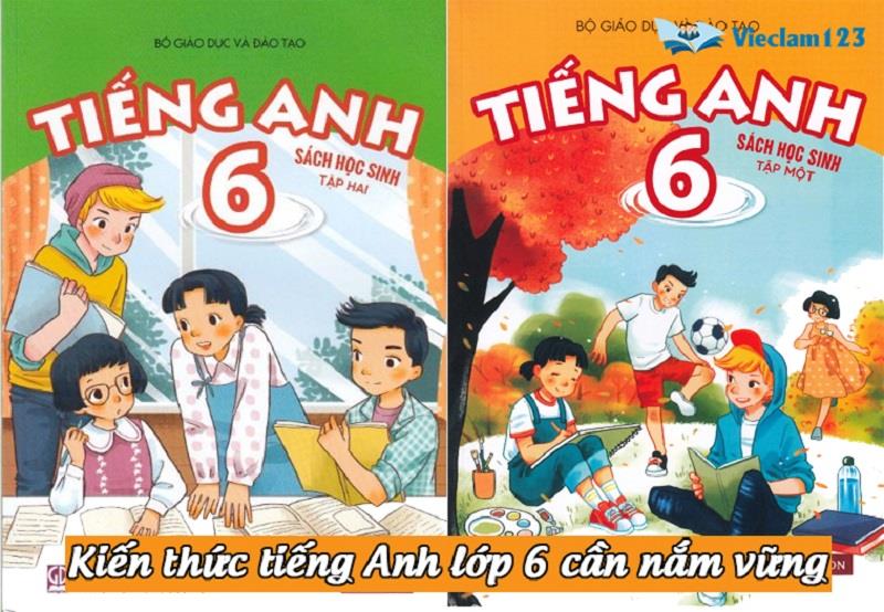 Phần kiến thức tiếng Anh lớp 6 cần nắm vững Phần kiến thức tiếng Anh lớp 6 cần nắm vững