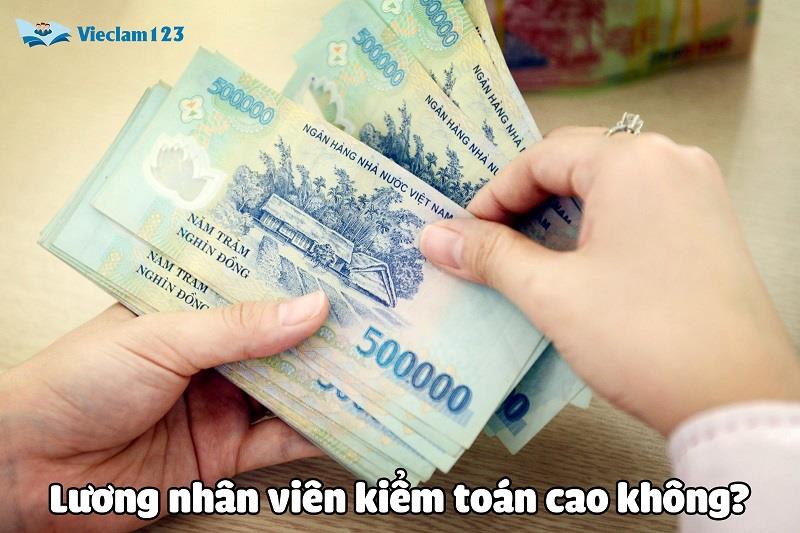 Mức lương của một nhân viên kiểm toán Mức lương của một nhân viên kiểm toán