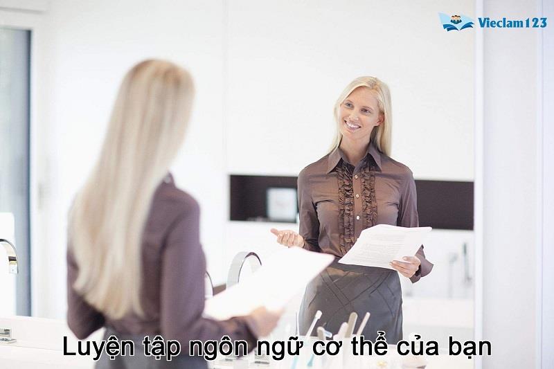 Luyện tập ngôn ngữ cơ thể của bạn