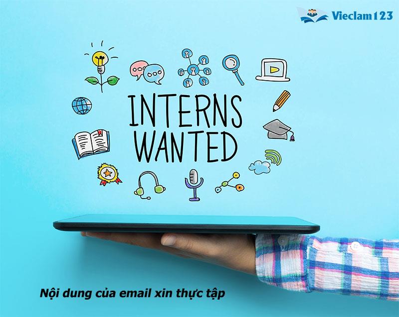 Mẫu email xin thực tập Mẫu email xin thực tập
