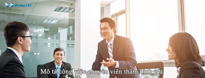 Mô tả công việc chuyên viên thẩm định giá Mô tả công việc chuyên viên thẩm định giá