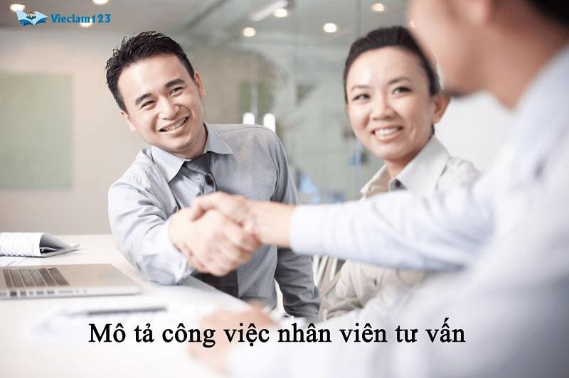Mô tả công việc của nhân viên tưu vấn Mô tả công việc của nhân viên tưu vấn