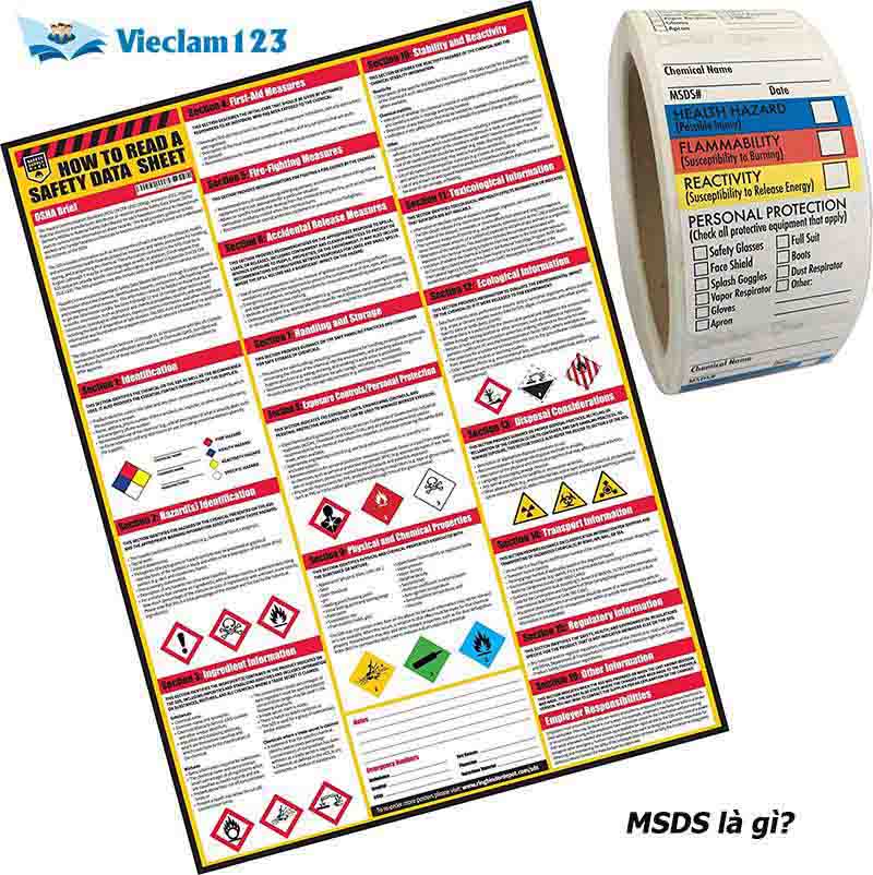 MSDS là gì MSDS là gì