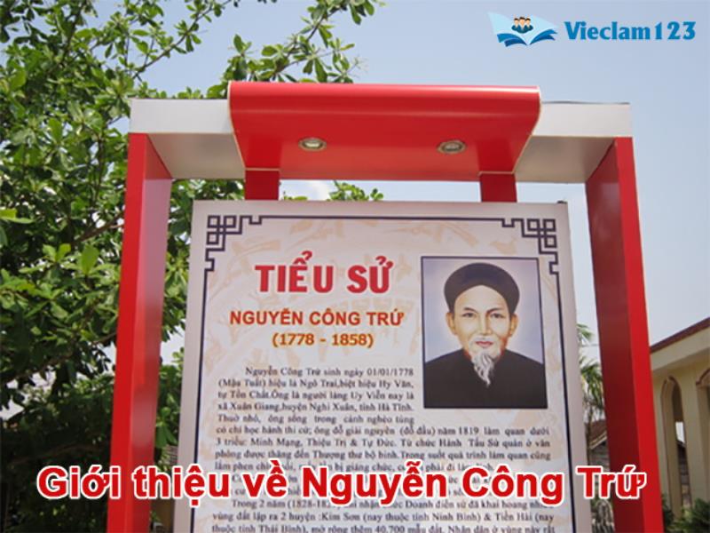 Giới thiệu về tác giả Nguyễn Công Trứ Giới thiệu về tác giả Nguyễn Công Trứ