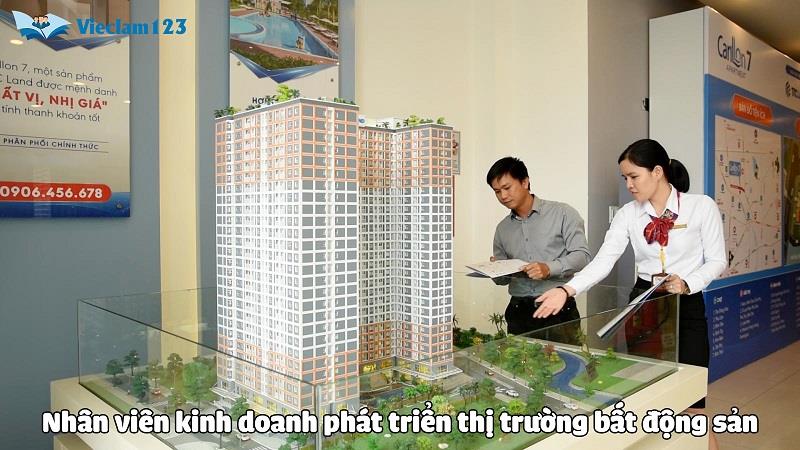 Nhân viên kinh doanh phát triển thị trường bất động sản Nhân viên kinh doanh phát triển thị trường bất động sản