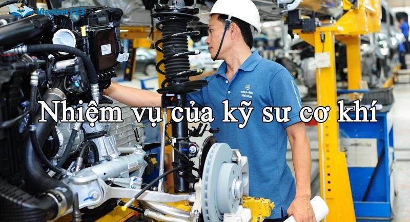 Nhiệm vụ của kỹ sư cơ khí