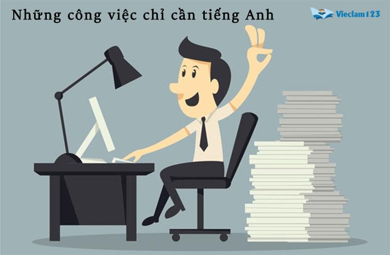 Những công việc chỉ cần tiếng Anh Những công việc chỉ cần tiếng Anh