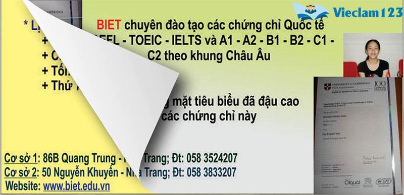 Trung tâm tiếng Anh Nha Trang