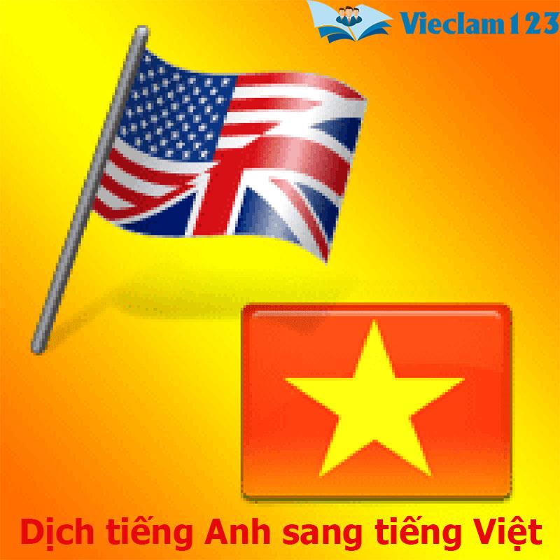 Dịch tiếng Anh sang tiếng Việt