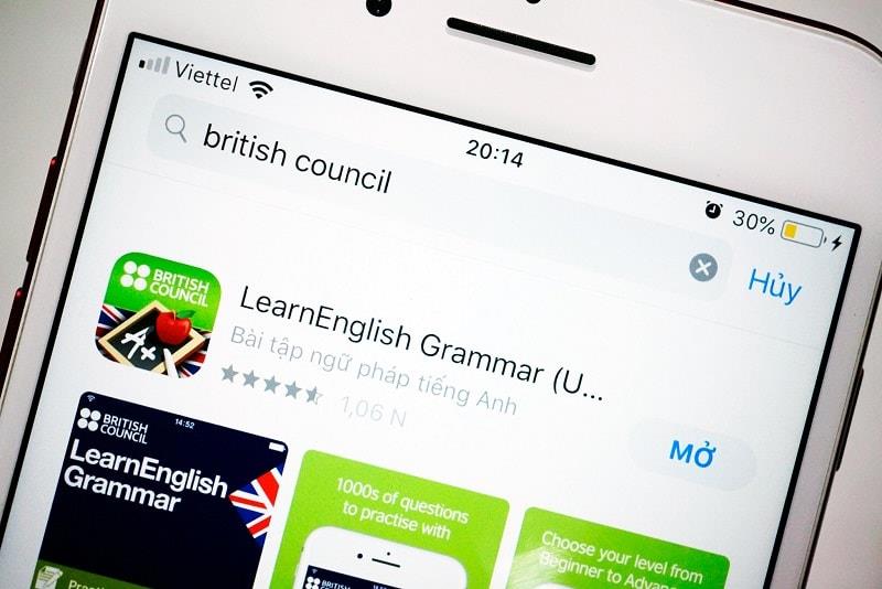 Phần mềm tự học Tiếng Anh Grammar là ứng dụng offline được nhiều người yêu thích