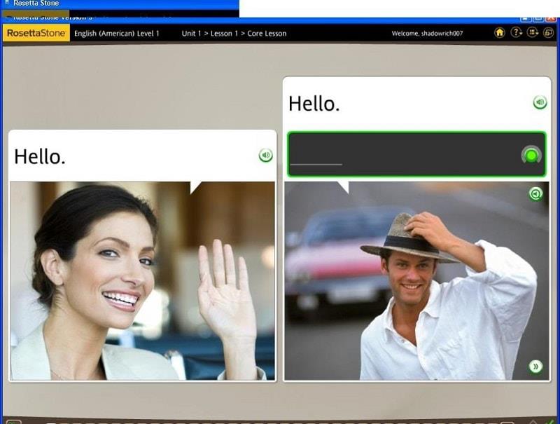 Phần mềm tự học Tiếng Anh Rosetta Stone hỗ trợ bạn phát triển kỹ năng nghe vượt trội