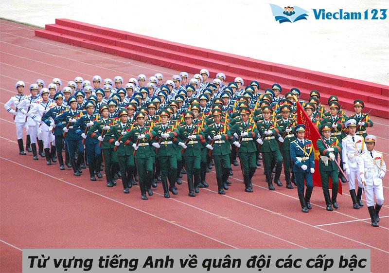 Từ vựng tiếng Anh về quân đội Từ vựng tiếng Anh về quân đội
