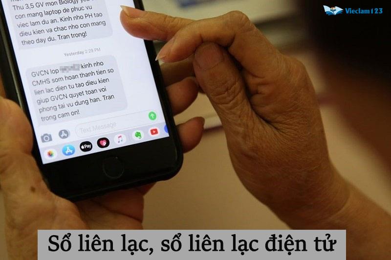 Sổ liên lạc, sổ liên lạc điện tử