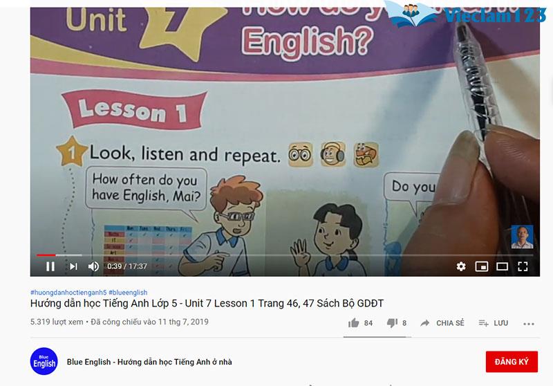 Tiếng Anh lớp 5 Tiếng Anh lớp 5