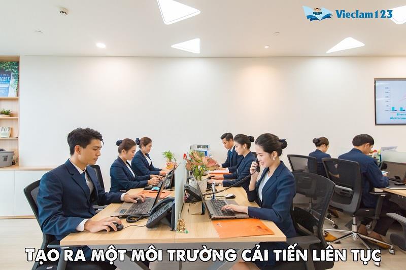 Tạo ra một môi trường&nbsp;cải tiến liên tục