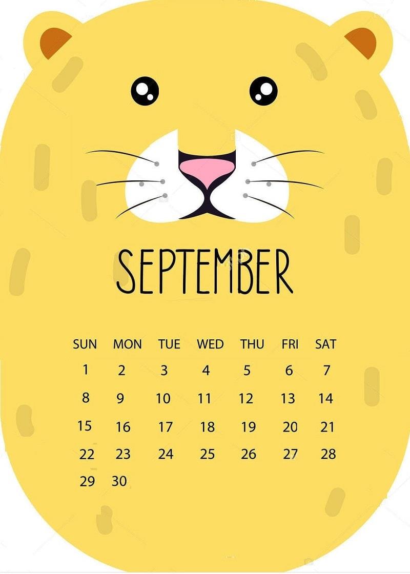 Tháng 9 trong tên gọi của các tháng trong Tiếng Anh cũng bắt nguồn từ một từ Latin tên là Septem 