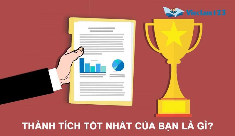 Mẹo để trả lời câu hỏi về thành tích lớn nhất của bạn