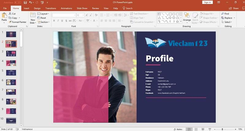 Thiết kế CV bằng Powerpoint là gì