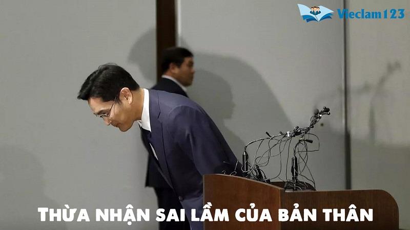 Thừa nhận sai lầm của bản thân